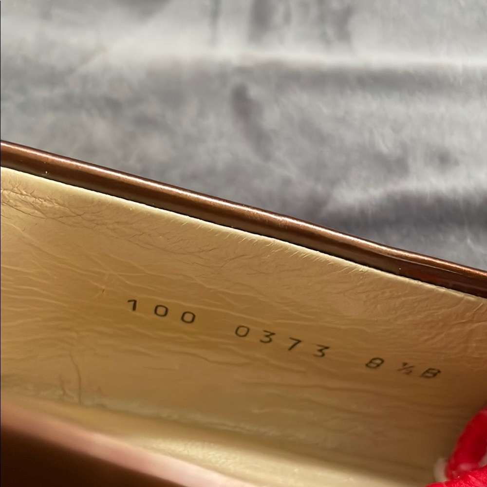 Gucci gold Patent Leather Loafers - Picture 10 of 13